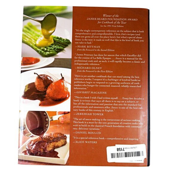 Sauces Classical & Contemporary Sauce Making 3rd Ed. James Peterson Hardback MB - Picture 3 of 7